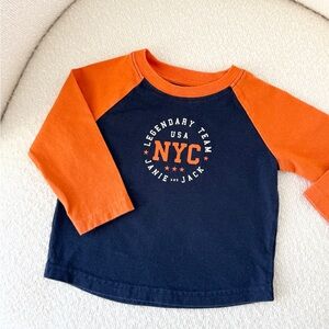 Janie and Jack Baby Boy's Raglan Tee / 6-12 Months